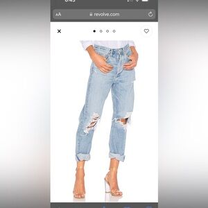 Agolde 90’s Mid Rise Loose Jeans - “Fallout”